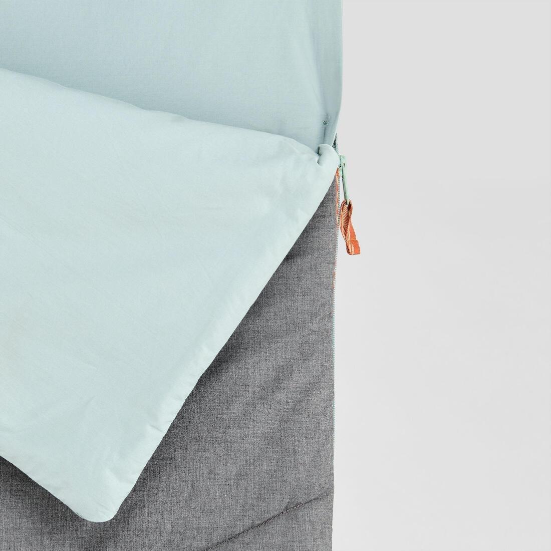 Cotton Sleeping Bag For Camping - Arpenaz 20 Cotton, No Color, large image number 10