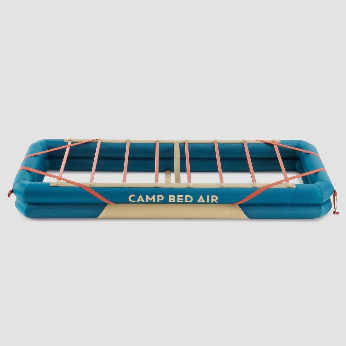 Inflatable Camping Bed Base - Camp Bed Air 70 Cm - 1 Person, Sand, No Color, large image number 3
