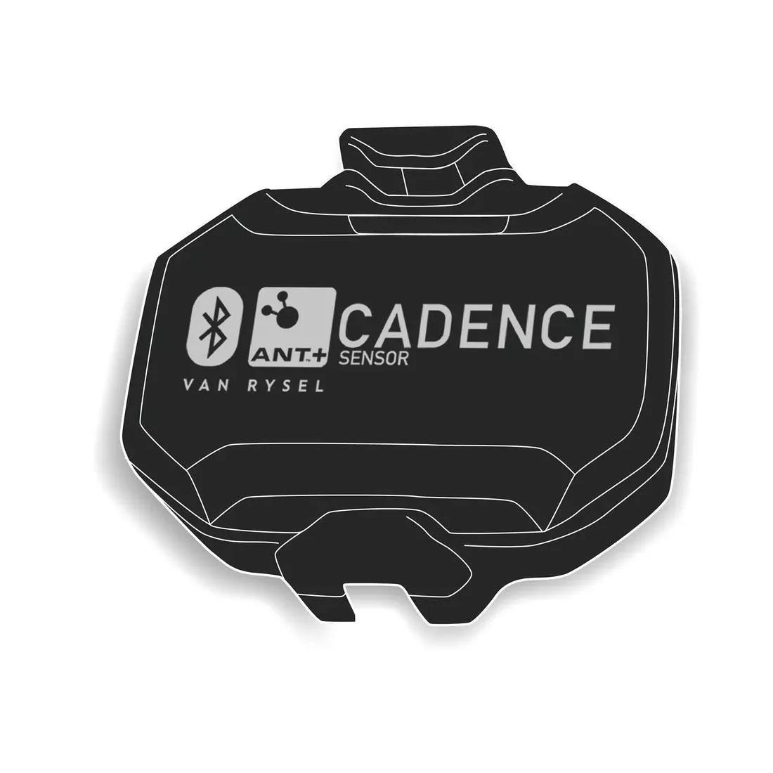 Bluetooth Magnet-Free Ant+ Cadence Sensor, Black, No Color, large image number 0