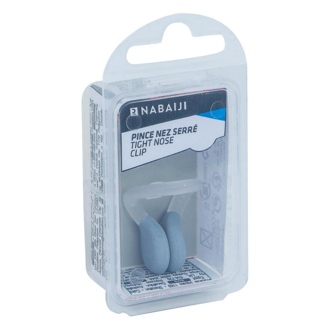 DEFAULT SYNCHRONISED SWIMMING FLOATING TIGHT NOSE CLIP - GREY, No Color, large image number 4