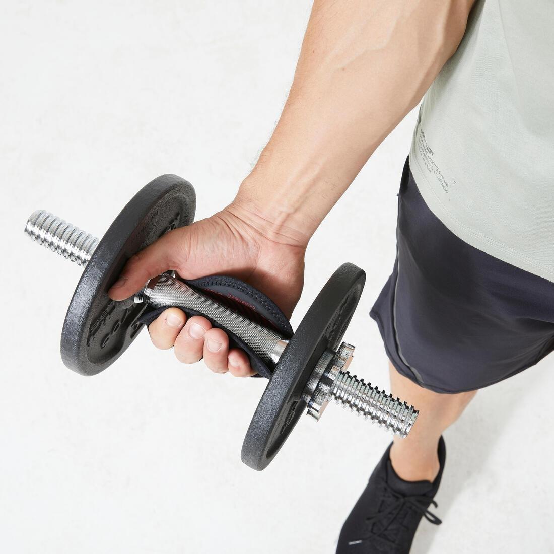 Weight Training Grip Pad Glove, No Color, large image number 5