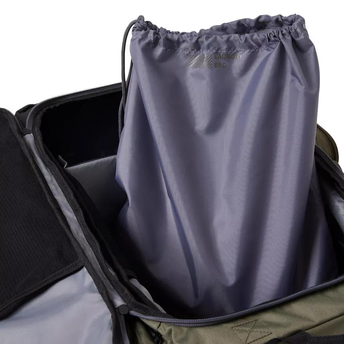 Insulated Laptop Strength Training Bag - 51L, Green, No Color, large image number 12