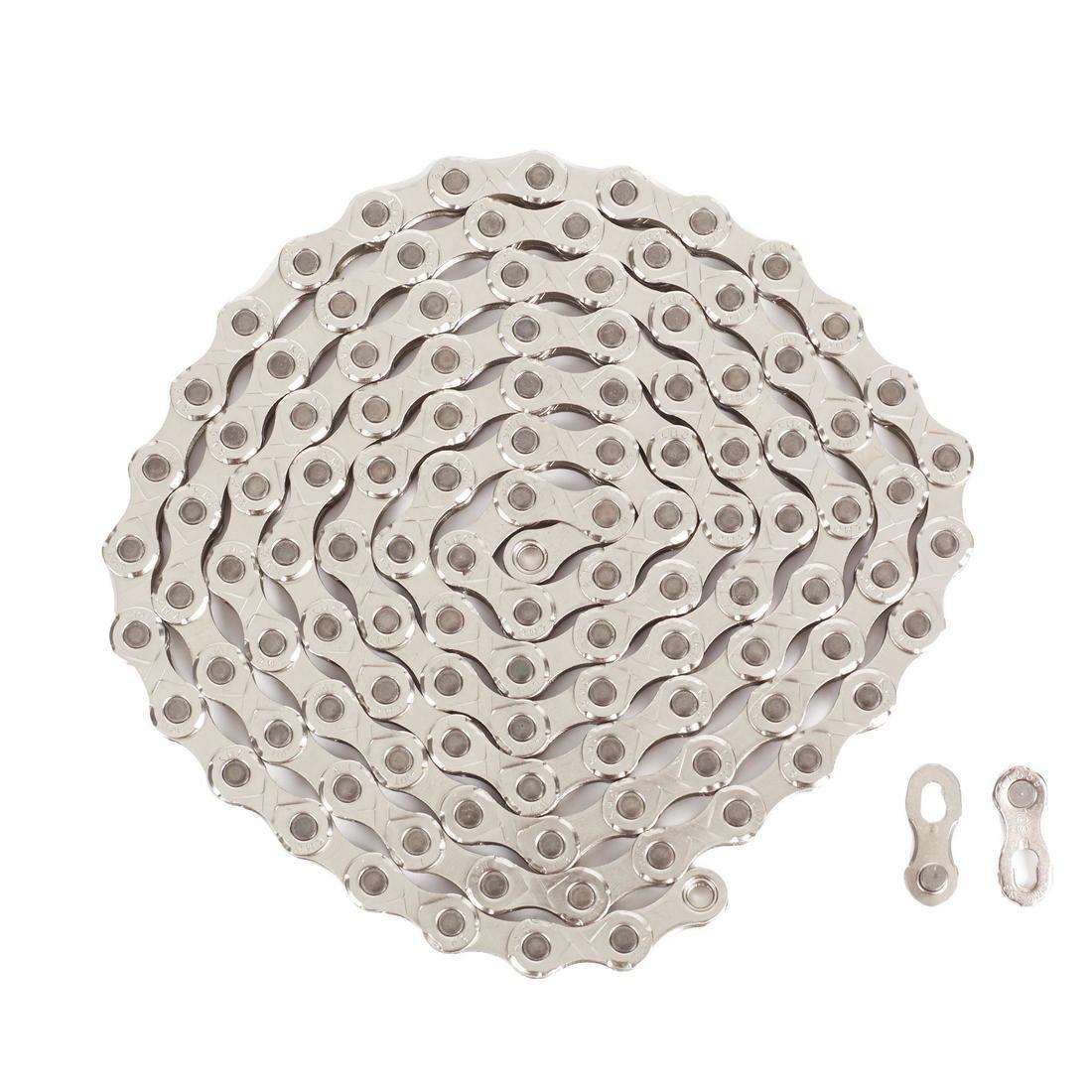 9-Speed 114-Link Reinforced Bike Chain KMC E9S (Suitable for E-Bikes), No Color, large image number 0