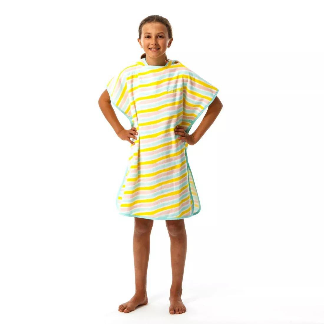 OLAIAN - Kids Surf Poncho500, Sweet