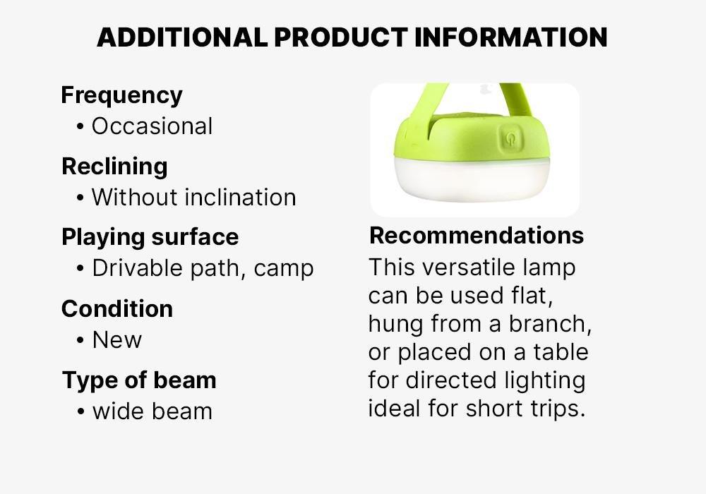 Camping Lamp - Bl40 - 40 Lumens, Green, No Color, large image number 16