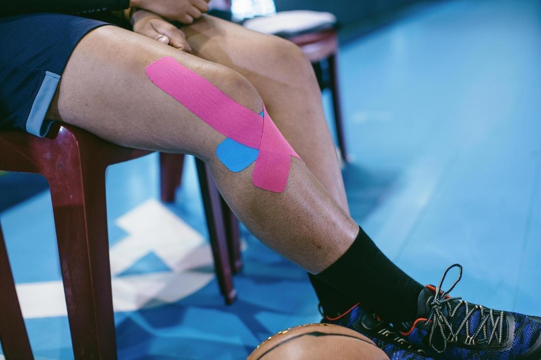 Kinesiology Support Tape, Fluo Magenta, No Color, medium