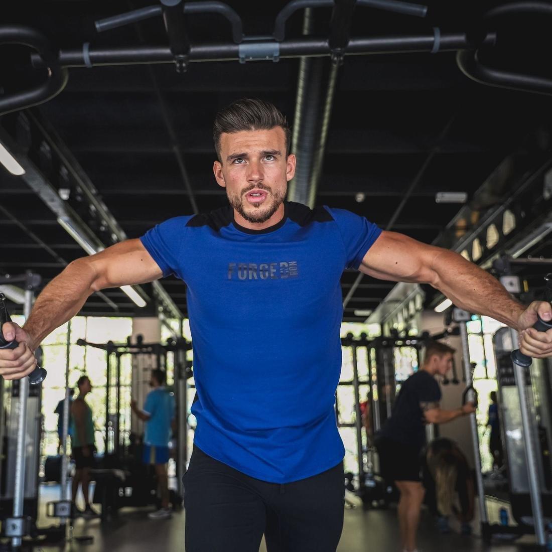Weight Training Chest Day T-Shirt, Black, , large image number 10