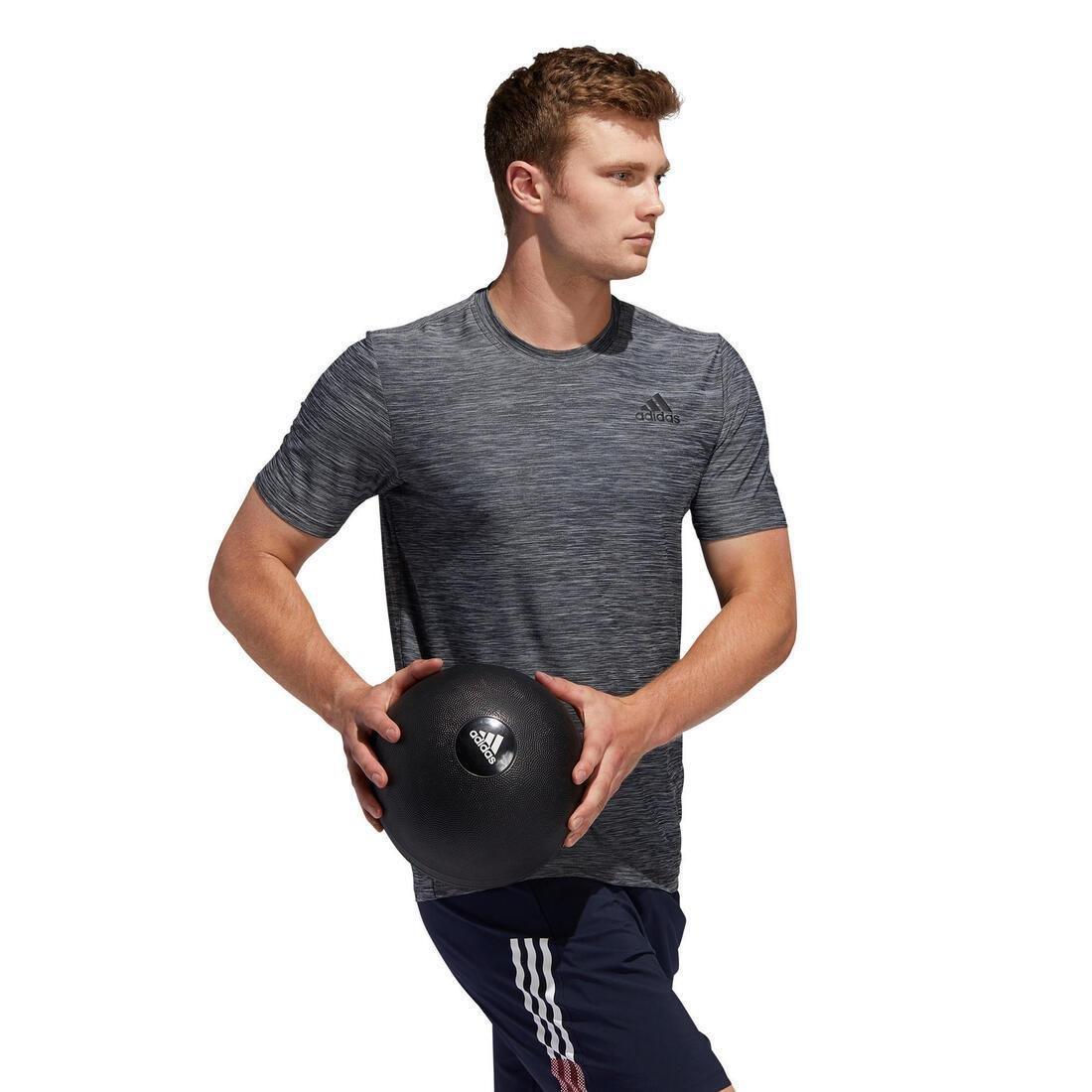 Fitness Cardio Training T-Shirt - Grey, , large image number 1