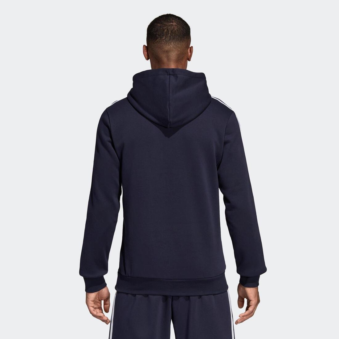 Men Adidas Hoodie, Navy Blue, No Color, large image number 3