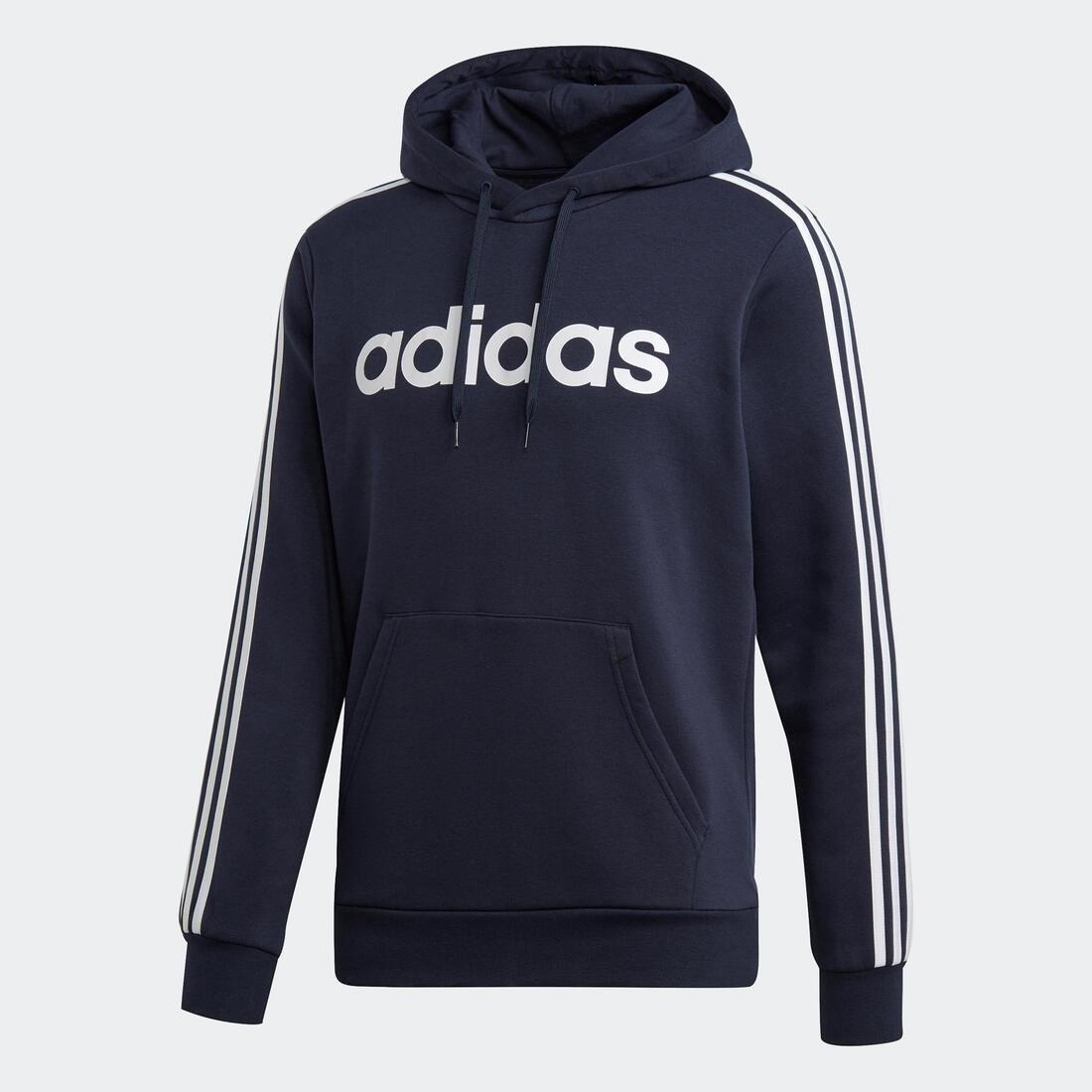 Men Adidas Hoodie, Navy Blue, No Color, large image number 7