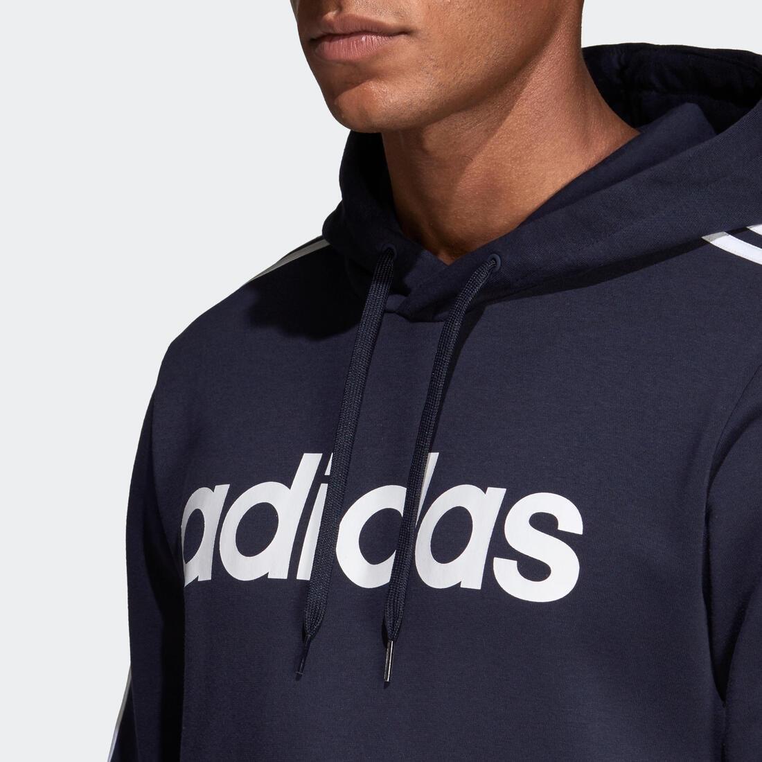 Men Adidas Hoodie, Navy Blue, No Color, large image number 12