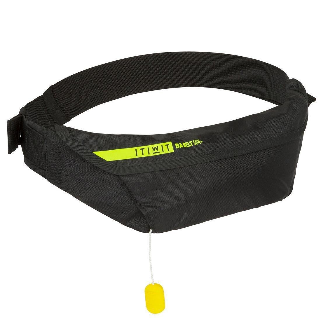 Adult Inflatable Buoyancy Aid Belt - BA 50N+ EIF PFD, No Color, medium