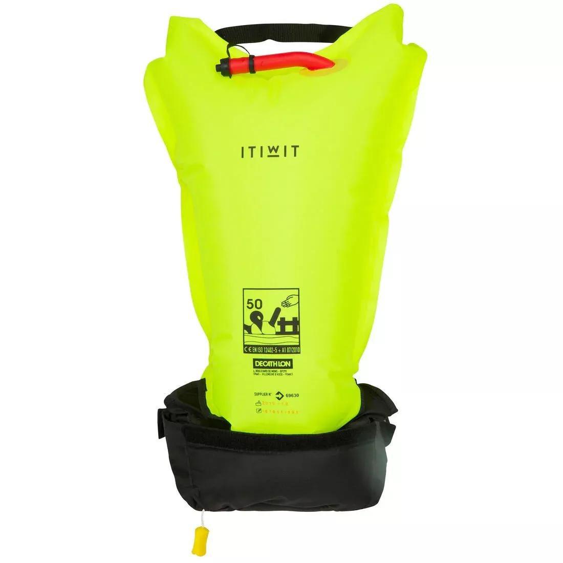 Adult Inflatable Buoyancy Aid Belt - BA 50N+ EIF PFD, No Color, large image number 10