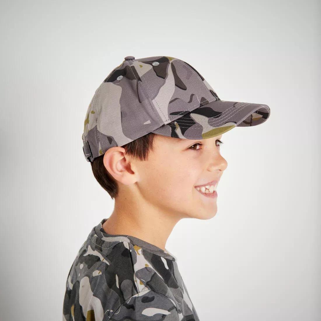Kids Unisex Cap - Sg100 - Woodland Camo, Grey, No Color, large image number 0