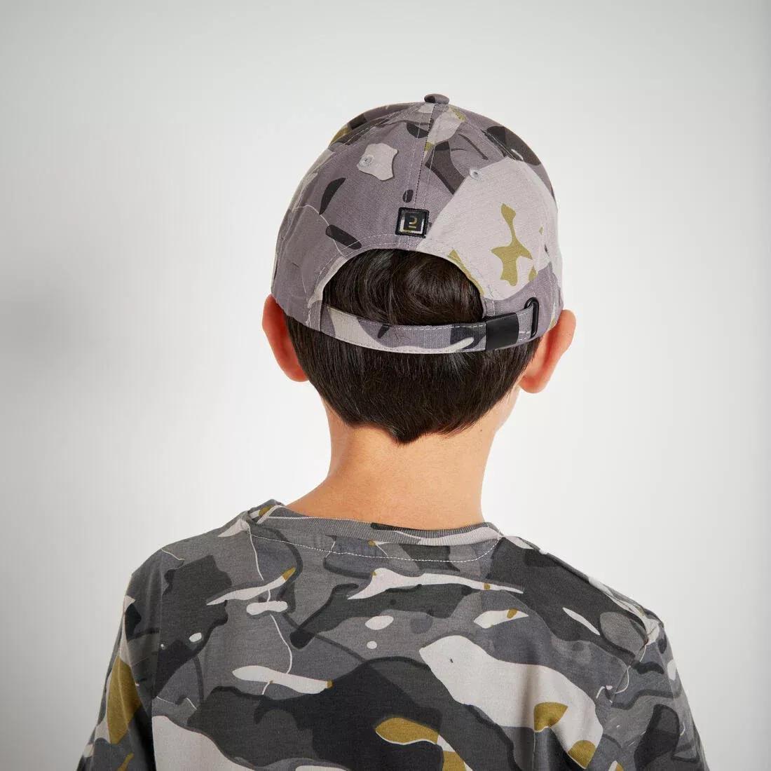 Kids Unisex Cap - Sg100 - Woodland Camo, Grey, No Color, large image number 1