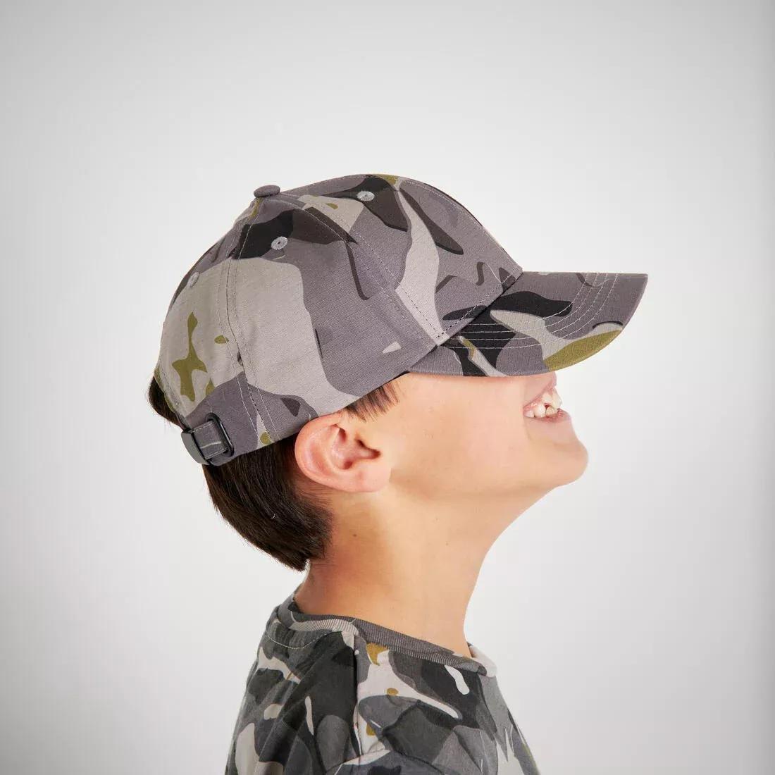 Kids Unisex Cap - Sg100 - Woodland Camo, Grey, No Color, large image number 2