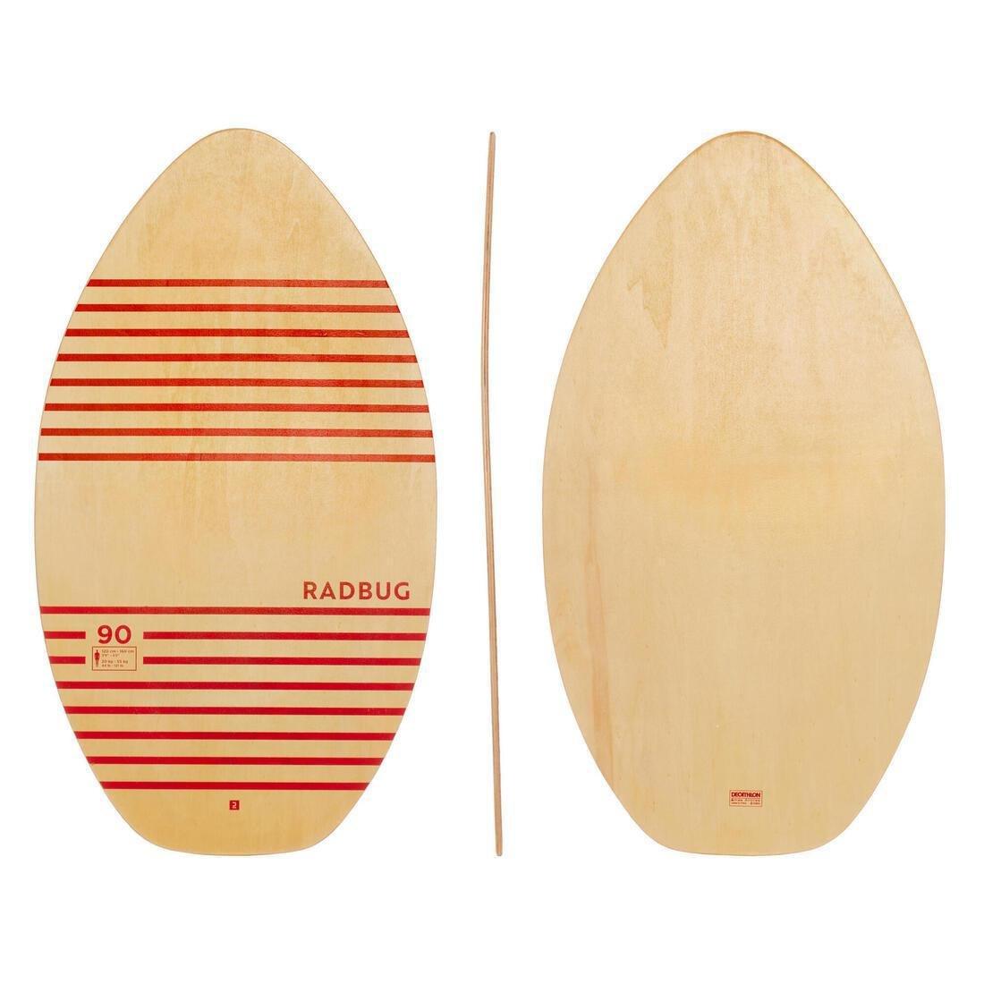 100Kids' Wood Skimboard, No Color, medium