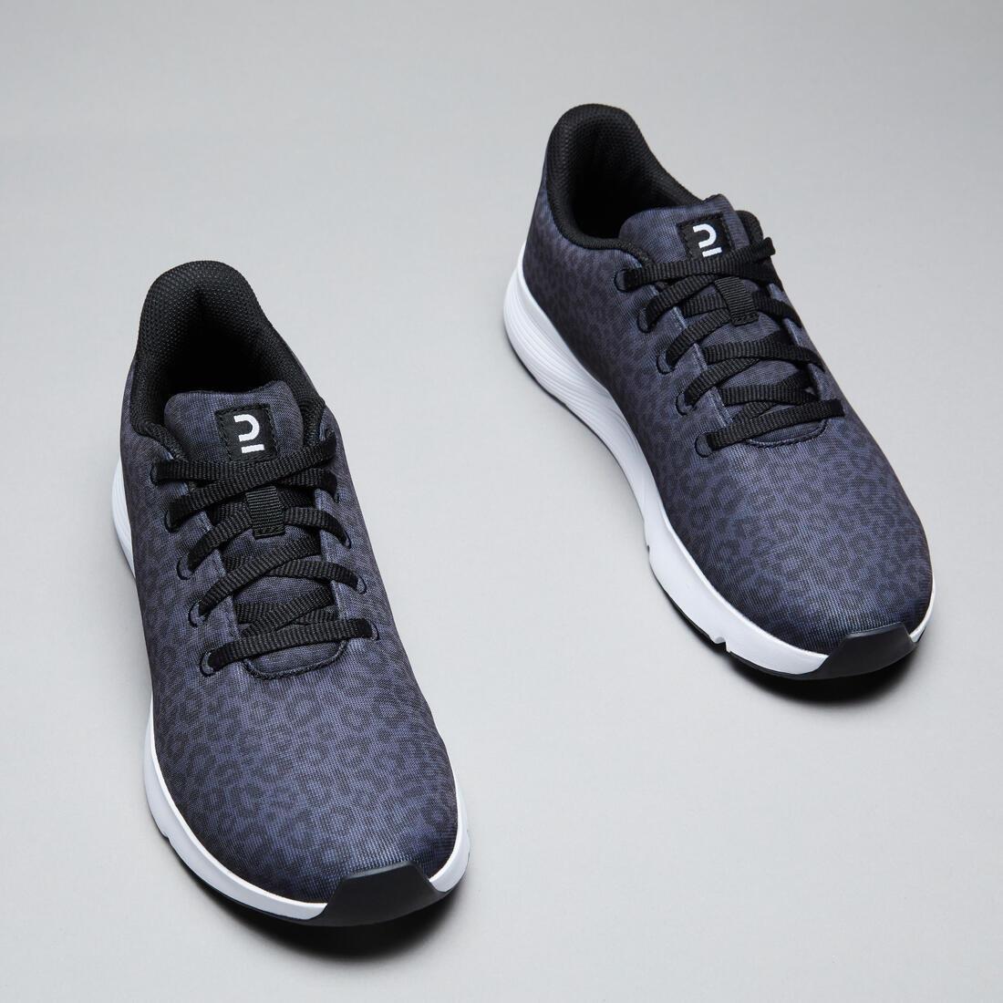 Women Fitness Shoes - 120 - Leopard Print, Black, 5401_000, large image number 4