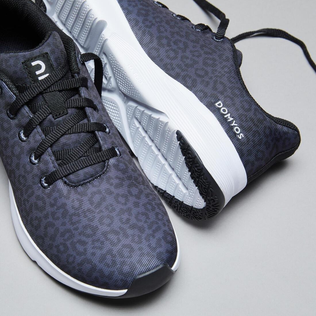 Women Fitness Shoes - 120 - Leopard Print, Black, 5401_000, large image number 6