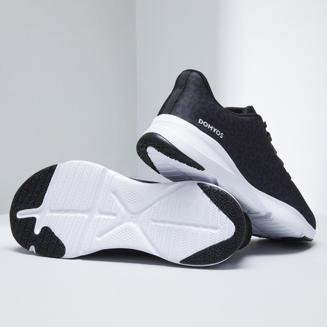 Women Fitness Shoes - 120 - Leopard Print, Black, 5401_000, large image number 7