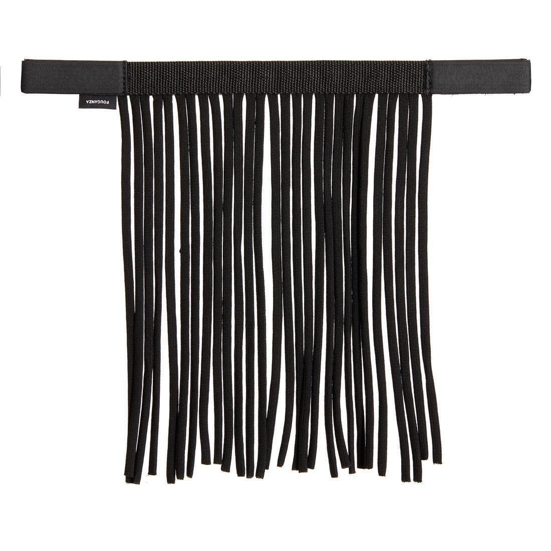 Horse Riding Fly Fringe for Horse and Pony 100, black, , medium
