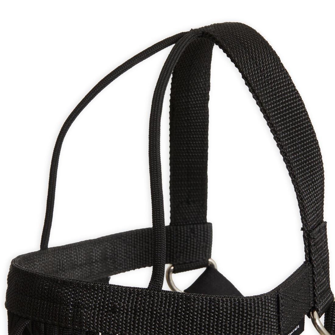 BLACK Horse Riding Pasture Fly Fringe for Pony, No Color, large image number 2