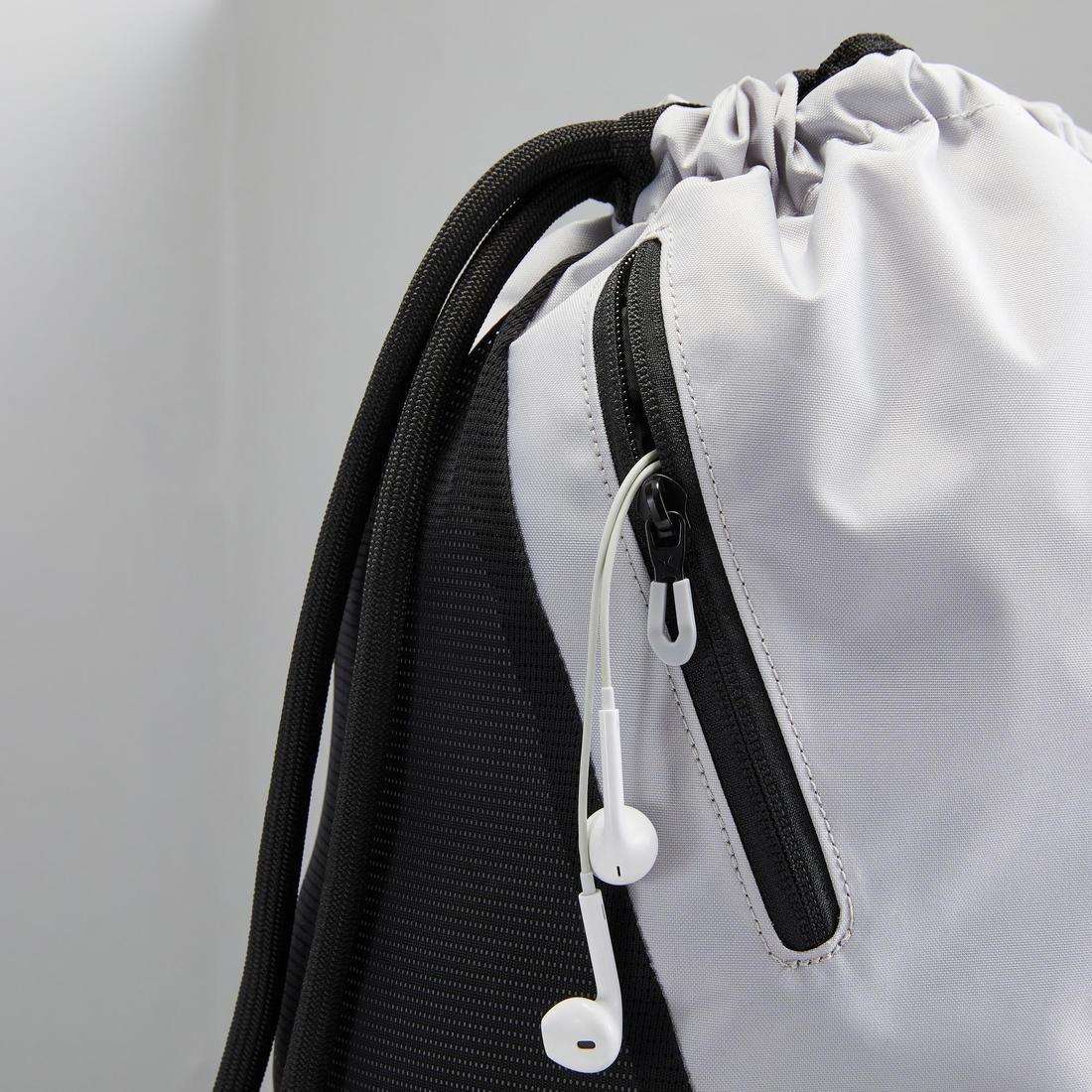 Cardio Training Fitness Backpack, Pale Grey, No Color, large image number 11