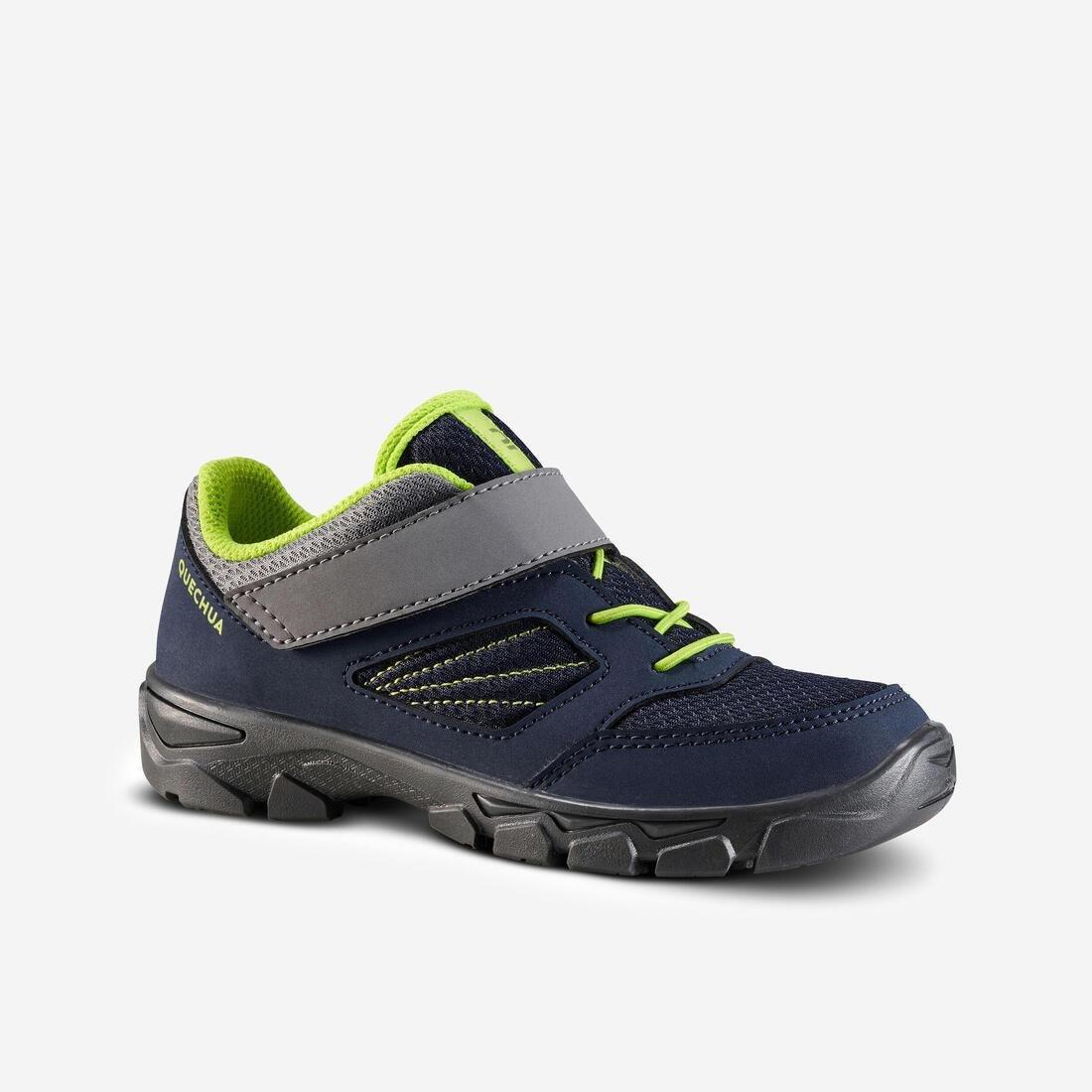 Childrens HikingLow Lace-Up ShoesMh100 6 C To 1 , Grey, , medium