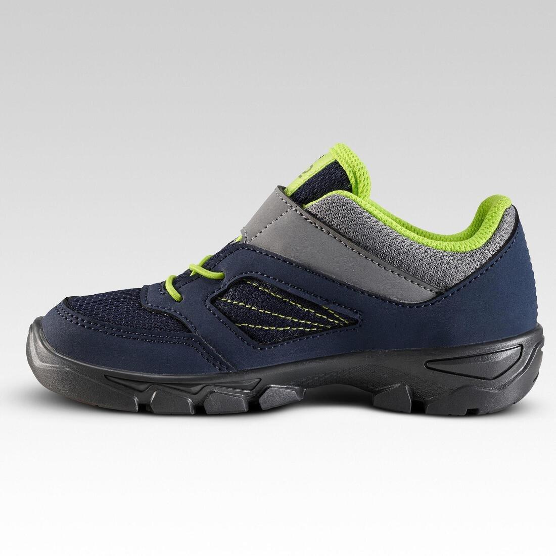 Childrens HikingLow Lace-Up ShoesMh100 6 C To 1 , Grey, , large image number 1