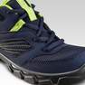QUECHUA - Children's Low Lace-Up Hiking Shoes MH100 - Blue, Navy Blue
