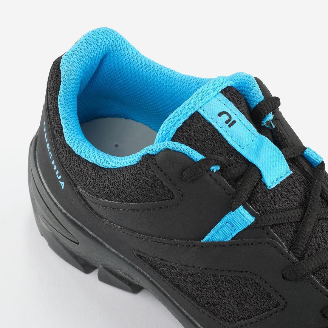 Children's Low Lace-Up Hiking Shoes MH100 - Blue, Navy Blue, , large image number 12