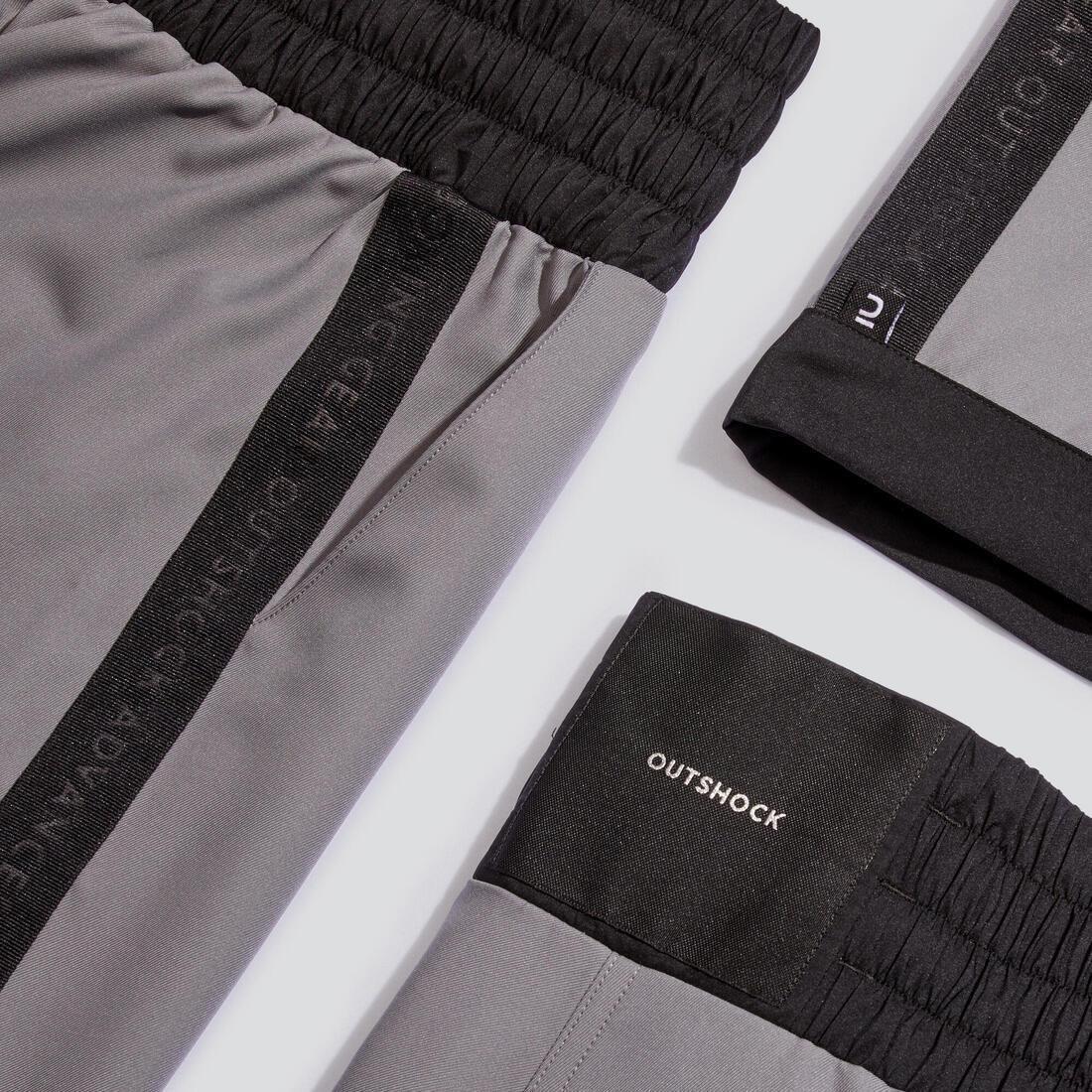 Light And Breathable Boxing Shorts - 500, Grey, No Color, large image number 4