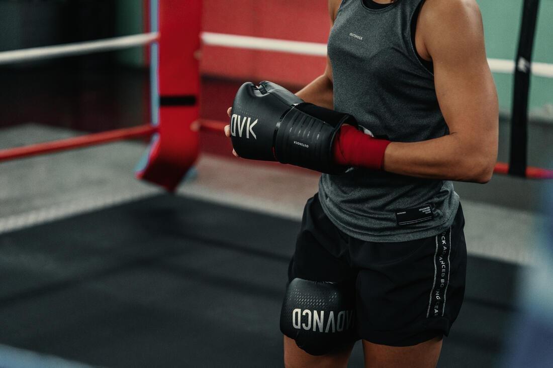 Women Boxing Shorts - 500, Black, No Color, large image number 7