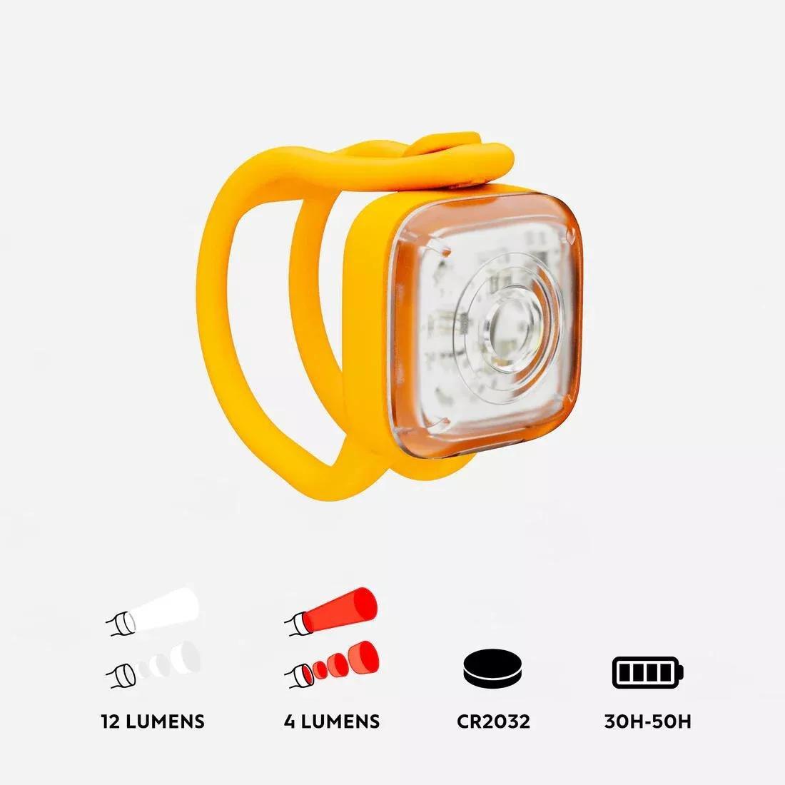 Bike Light - Battery Powered Front/Rear, Black, No Color, medium