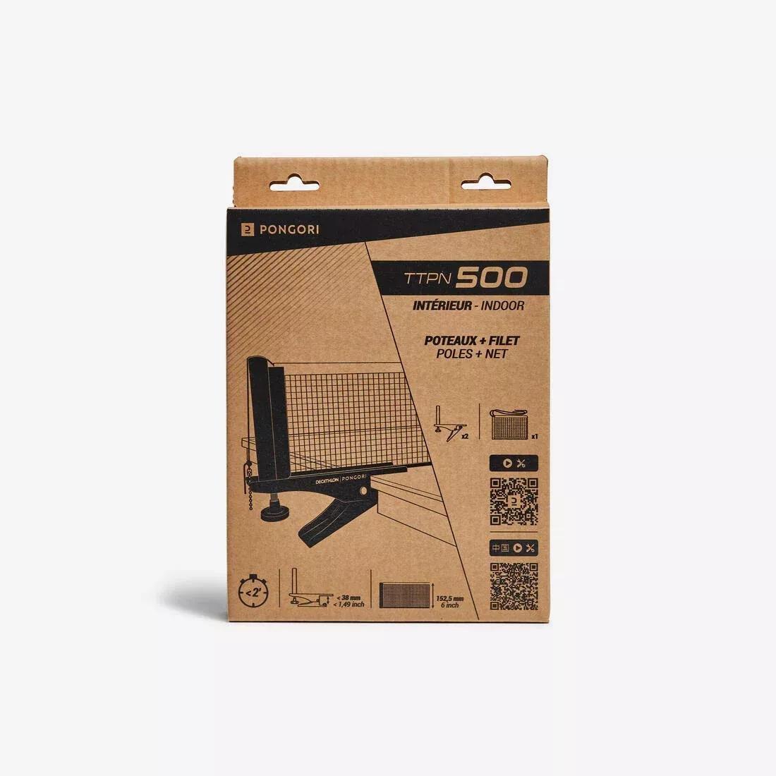 DEFAULT Table Tennis Net and Posts Set TTPN 500, , medium