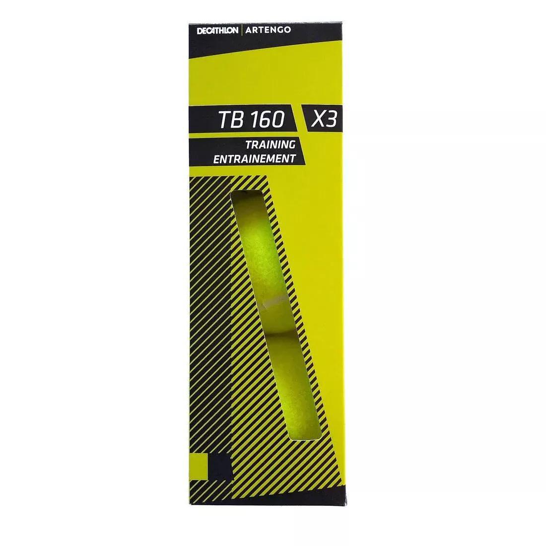 Tennis Ball Tb160 Tri-Pack - Yellow, No Color, medium