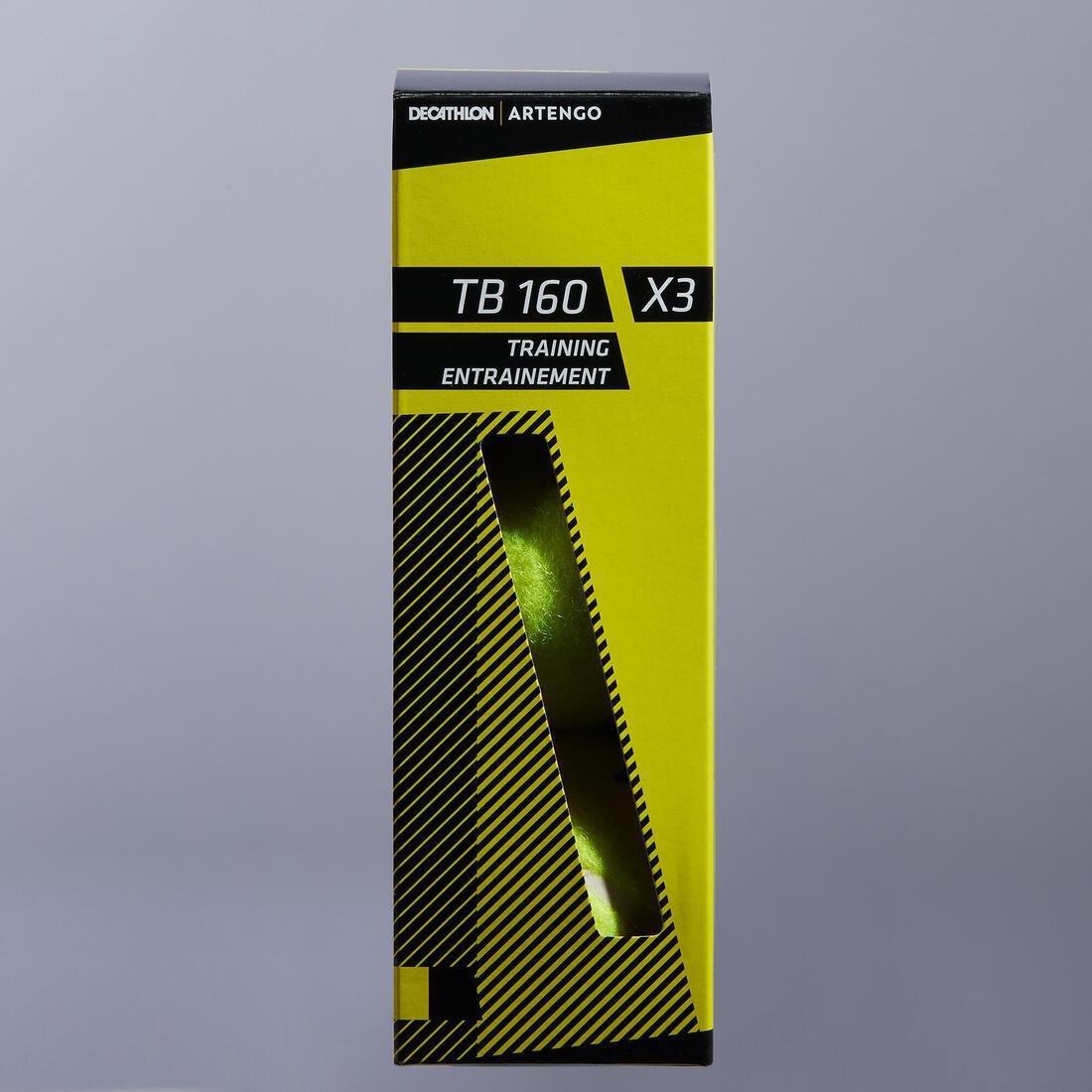 Tennis Ball Tb160 Tri-Pack - Yellow, No Color, medium