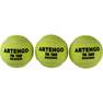 ARTENGO - Tennis Ball Tb160 Tri-Pack - Yellow
