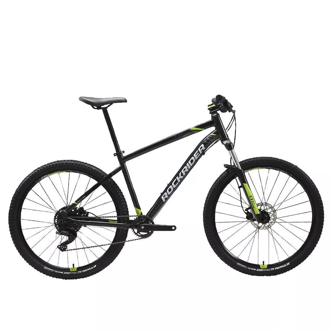 27.5 Inch Mountain Bike - Rockrider St 530, Black, No Color, large image number 0