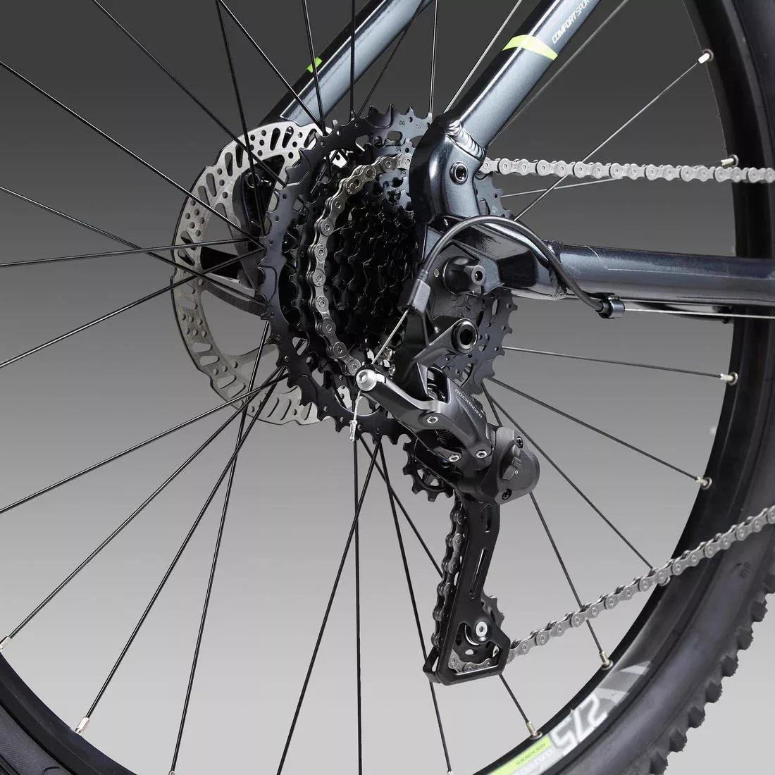 27.5 Inch Mountain Bike - Rockrider St 530, Black, No Color, large image number 3