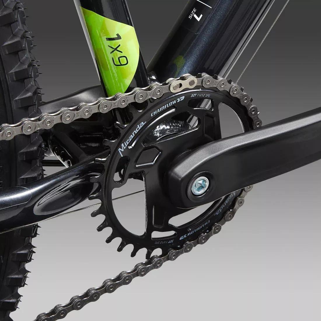27.5 Inch Mountain Bike - Rockrider St 530, Black, No Color, large image number 4