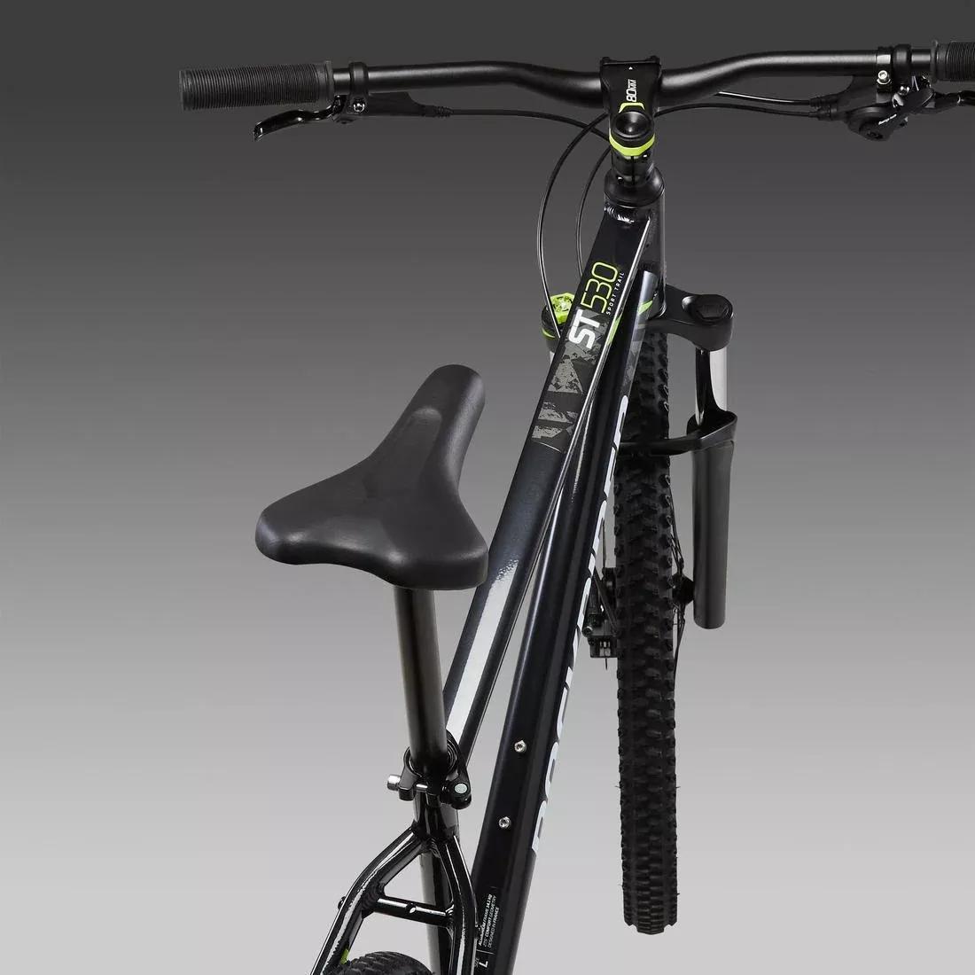 27.5 Inch Mountain Bike - Rockrider St 530, Black, No Color, large image number 9
