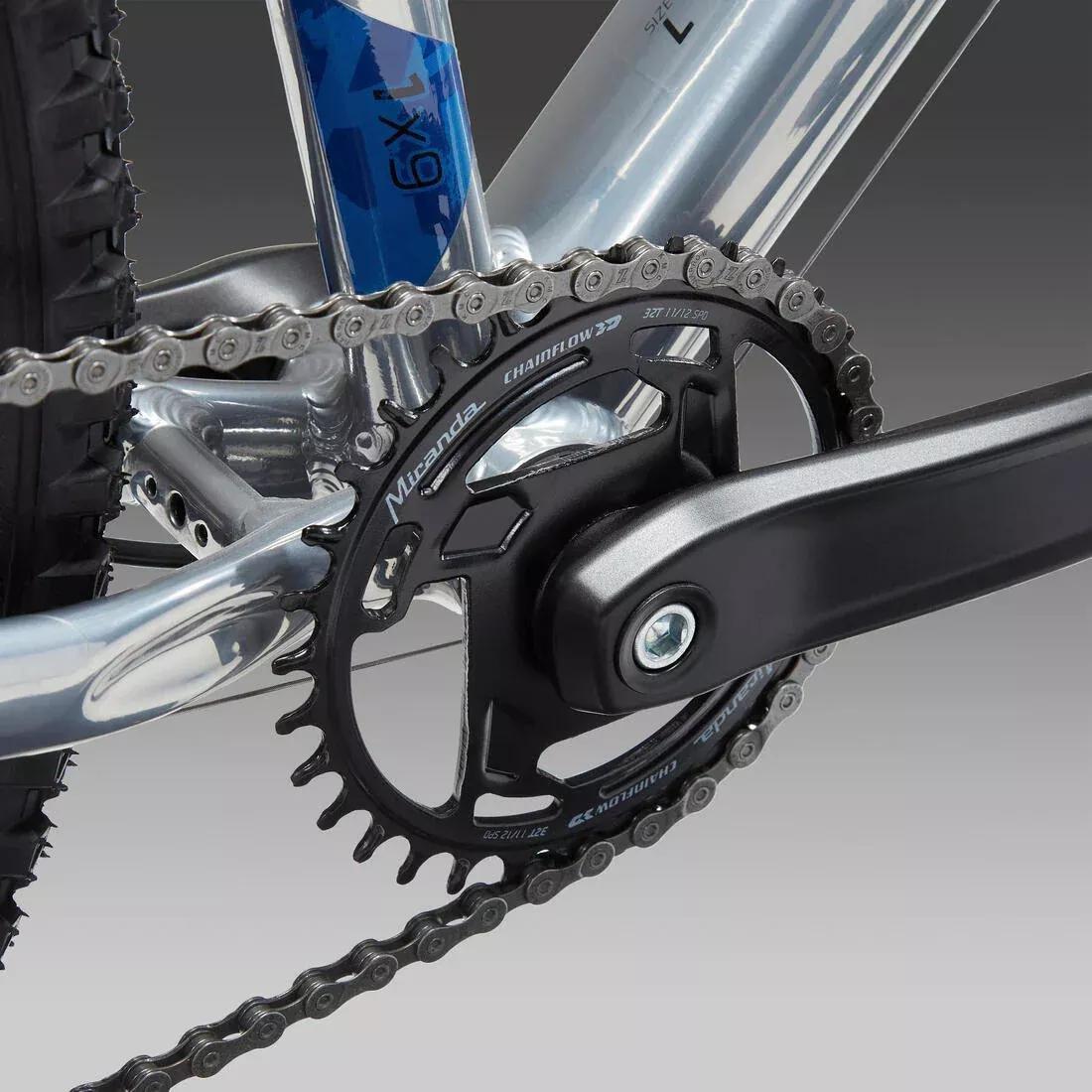 27.5 Inch Mountain Bike Rockrider - ST530, Grey, No Color, large image number 4