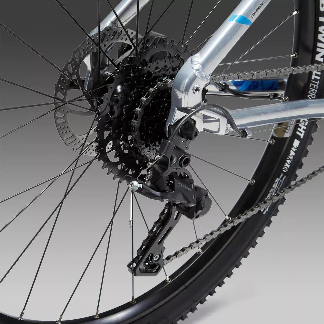 27.5 Inch Mountain Bike Rockrider - ST530, Grey, No Color, large image number 5