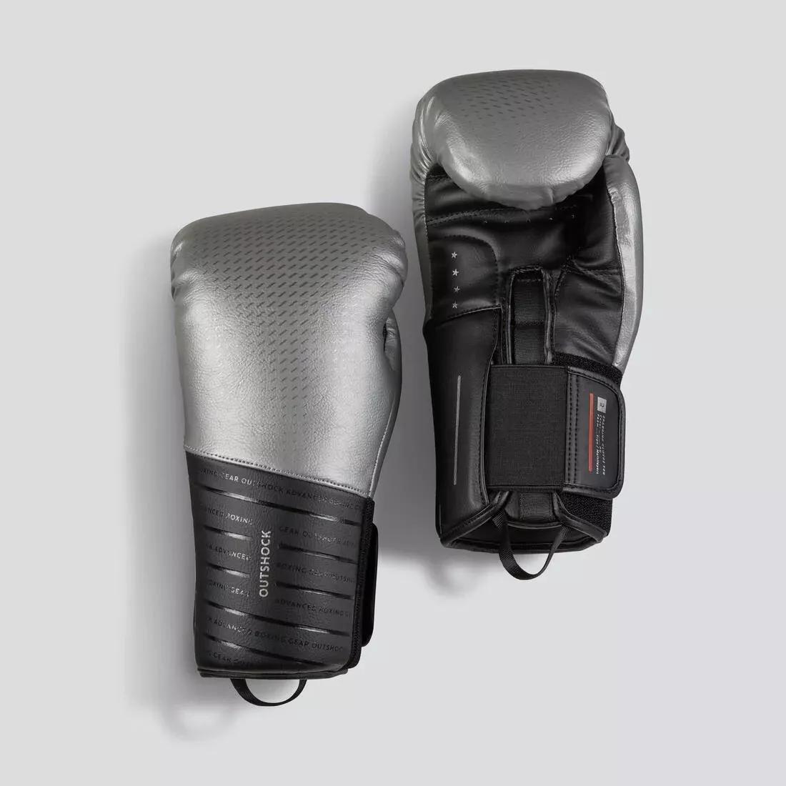 COMET GREY Boxing Sparring Gloves 900 - Black/Silver, , large image number 0