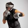 OUTSHOCK - Boxing Sparring Gloves 900 - Black/Silver, Steel grey