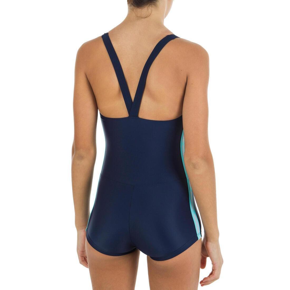 1-piece Vega Shorty Swimsuit, Navy Blue, , large image number 1
