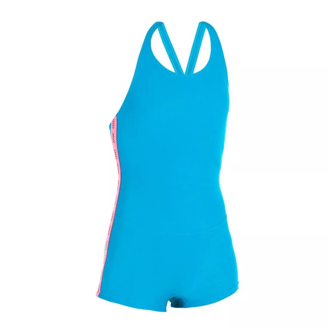 1-piece Vega Shorty Swimsuit, Navy Blue, , large image number 12