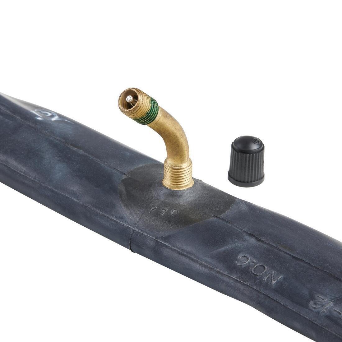 DEFAULT 12 x 1.4 to 1.9 Bent Schrader Valve Inner Tube, No Color, large image number 4