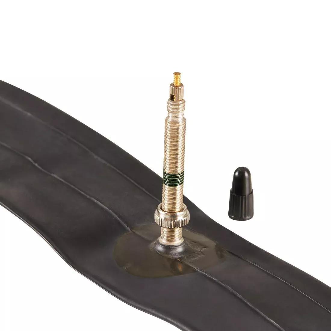 Mountain Bike Inner Tube 27.5X1.9-2.5 Presta 48 Light, No Color, large image number 3